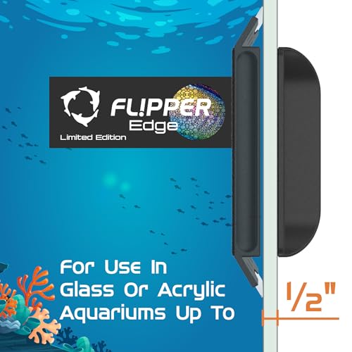 Flipper Edge Limited Edition Tang 2 in 1 Floating Magnetic Aquarium Algae Cleaner (Standard)