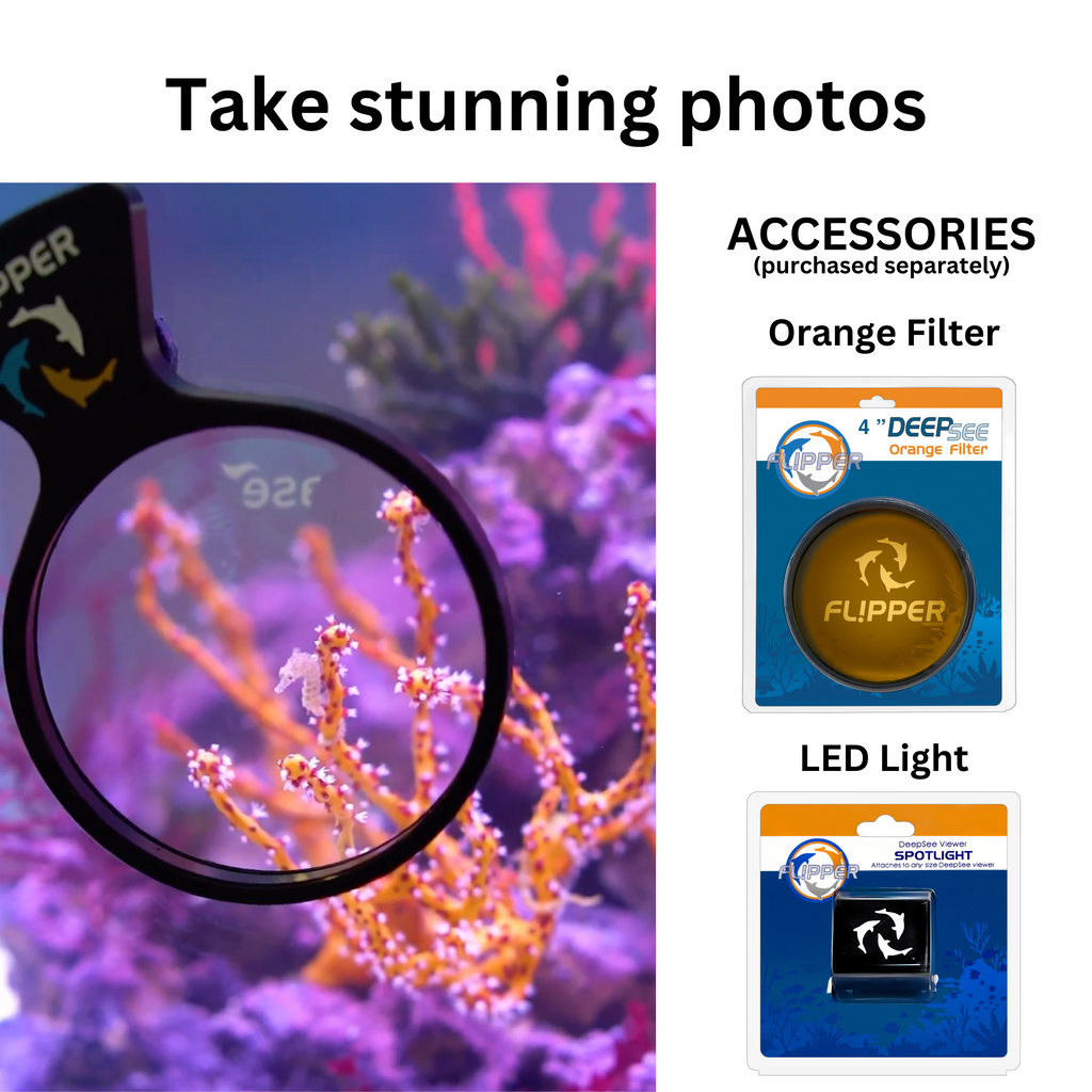 Flipper DeepSee Viewer 3" Nano Magnified Viewer for Aquariums