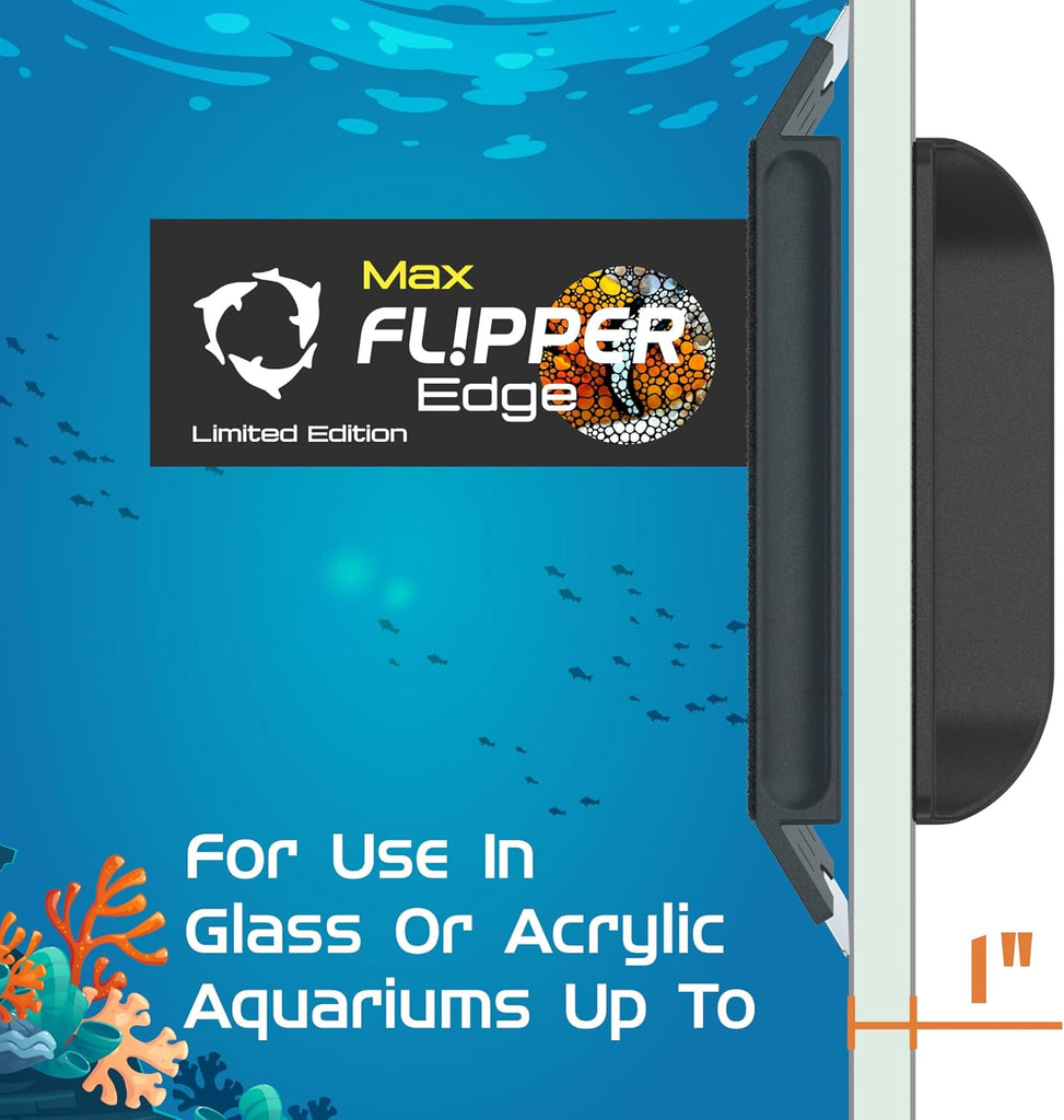 Flipper Edge Limited Edition Clownfish 2 in 1 Floating Magnetic Aquarium Algae Cleaner (MAX)