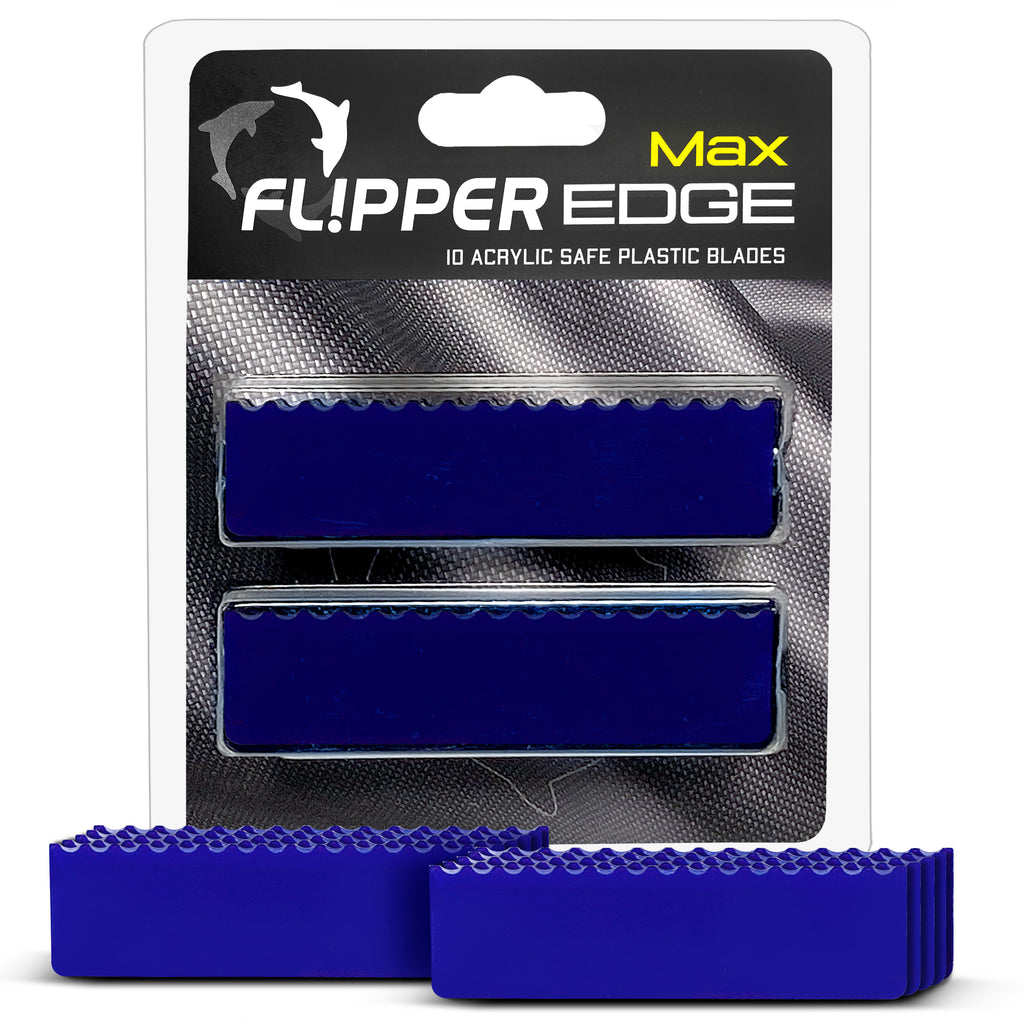 Flipper Edge Max Acrylic Safe Plastic Blades - 10 Pack
