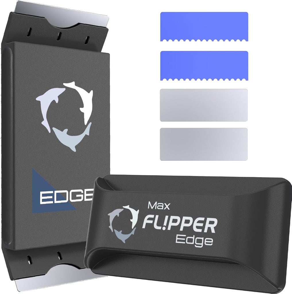 Flipper Edge 2 in 1 Floating Magnetic Aquarium Algae Cleaner (MAX)