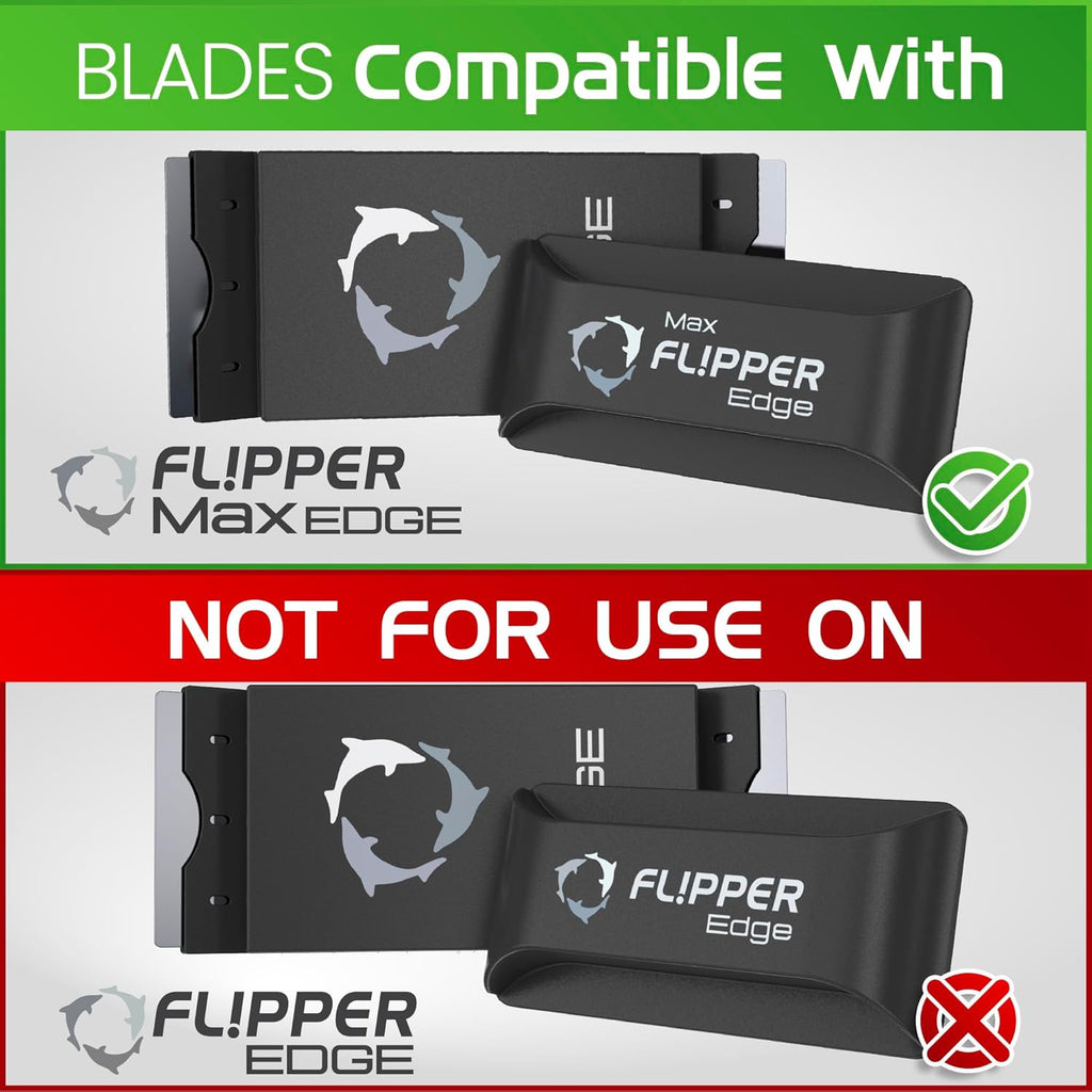 Flipper Edge MAX Stainless Steel Replacement Blades 4 Pack