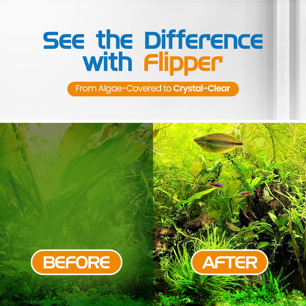 Flipper Platinum Aquarium Hand Scraper for Glass and Acrylic Tanks 18"