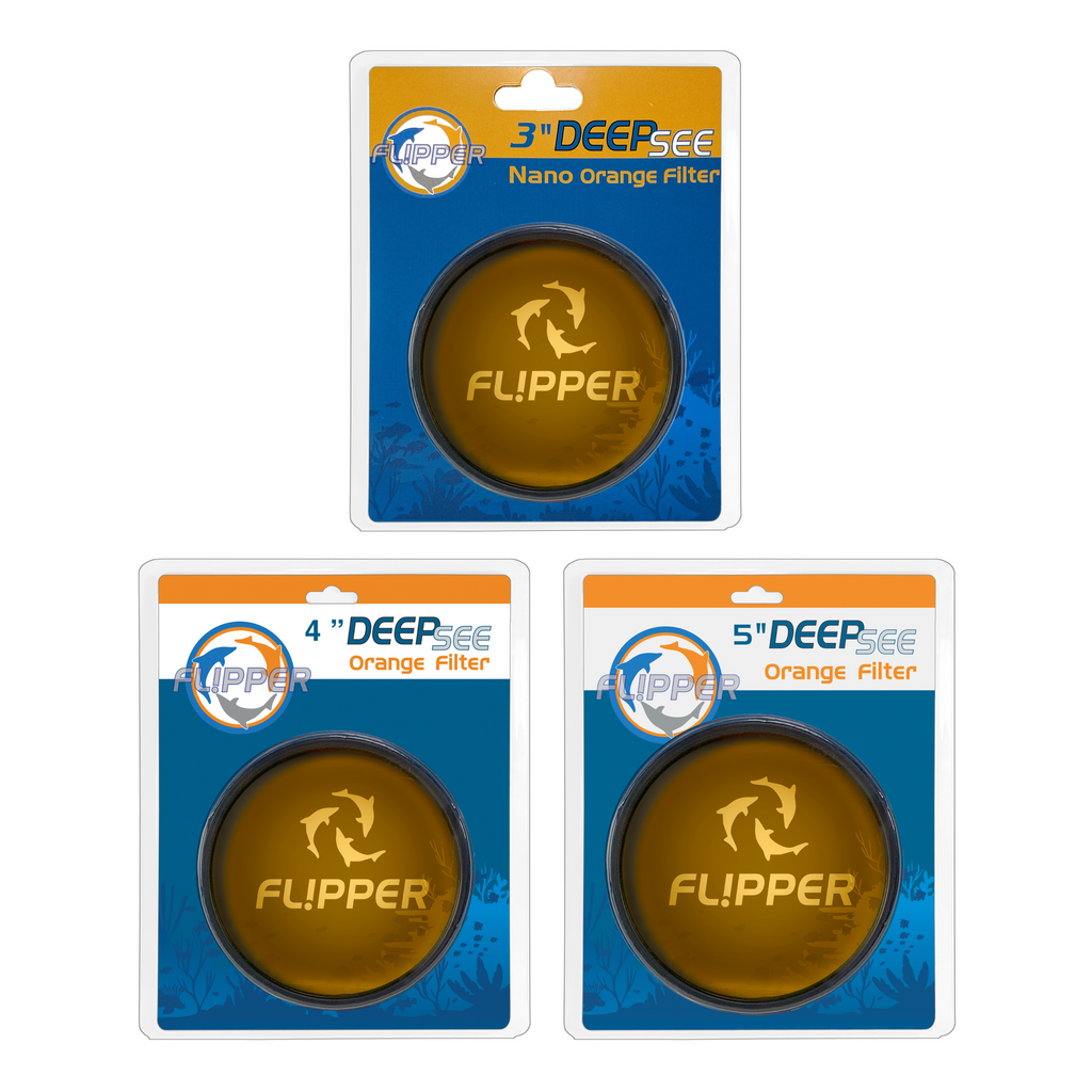 Flipper DeepSee orange filter for aquarium magnifier