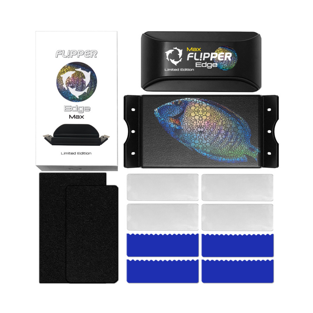 Flipper Limited Edition Edge Magnetic Aquarium Cleaner for Glass and Acrylic Tanks Expanded View
