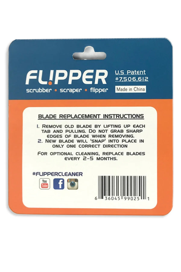 Flipper Standard Replacement Blades Stainless Steel 2 blades per package